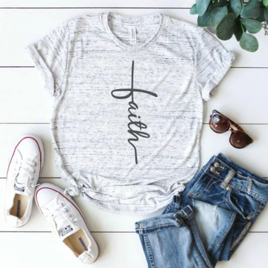 Faith shirt, Faith cross shirt, Cross shirt, Christian shirt, Faith tee, Cross tee, Christian T shirt