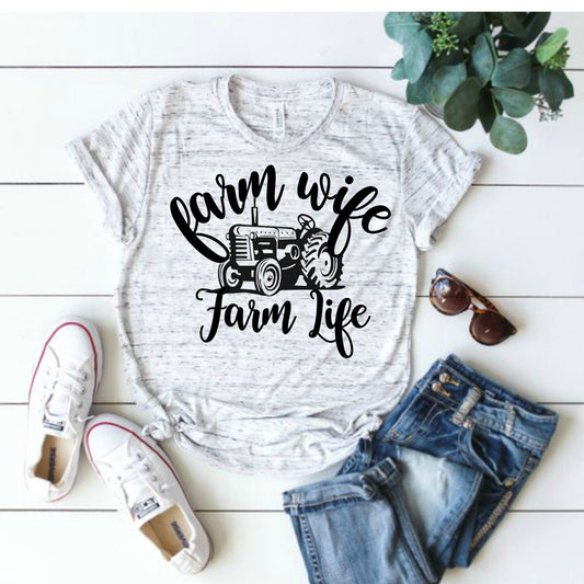 Farmers wife t-shirt, farm life, farmers wife tee, wifey shirt, farmers wife graphic tee, cute women's tee, women's t-shirt, farm life tee