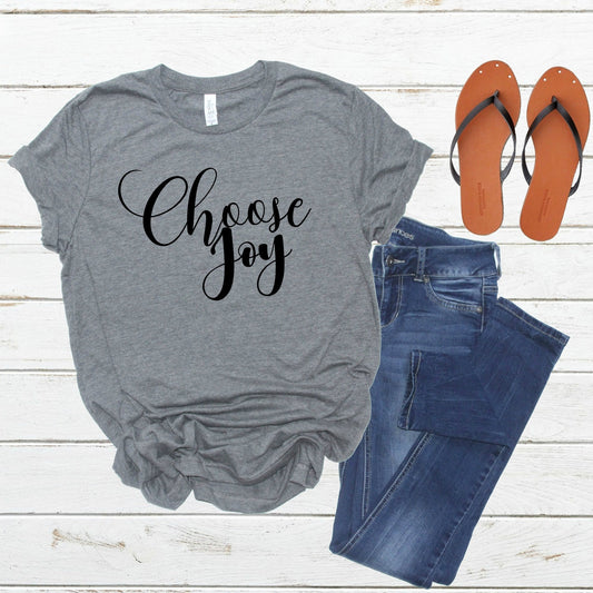 Choose Joy - Romans 15:13 - Choose Joy Shirt - Christian Shirt - Scripture Shirt - Woman' t shirt - Inspirational Shirt - Graphic Tee