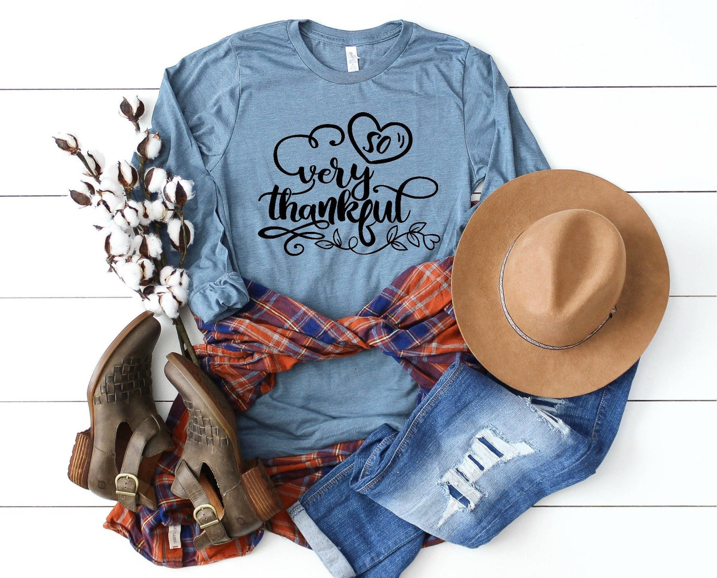 So Very Thankful, Long Sleeve Thanksgiving Shirt, I Am So Thankful Tshirt, Thanksgiving Shirt, Fall Thanksgiving Tee, Cute Thankful Fall Tee