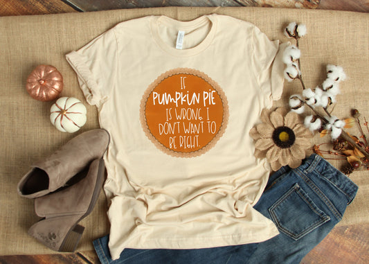 Fall Shirt, Fall Tee, Pumpkin Pie Shirt, Autumn Shirt, Thanksgiving Shirt, Pumpkin Shirt, Pumpkin Pie Lover