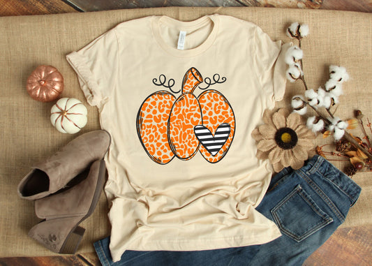 Fall Shirt, Fall Tee, Leopard Pumpkin, Autumn Shirt, Thanksgiving Shirt, Pumpkin Shirt, Pumpkin Lover