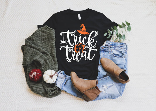 Halloween Shirt, Fall Tee, Trick or Treat, Mom Halloween, Teach Halloween, Funny Halloween, Trendy Halloween