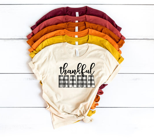 Fall Shirt, Fall Tee, Thankful Mama, Thankful Shirt, Autumn Shirt, Thankful Mama, Fall T-Shirt, Tribe, Thanksgiving, Family