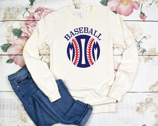 Baseball Mom Shirt, Baseball Tshirt, Baseball Tee, Baseball Mom Tee, Baseball Tshirt, Baseball All Day, Long Sleeve Baseball Mom Shirt, Mom