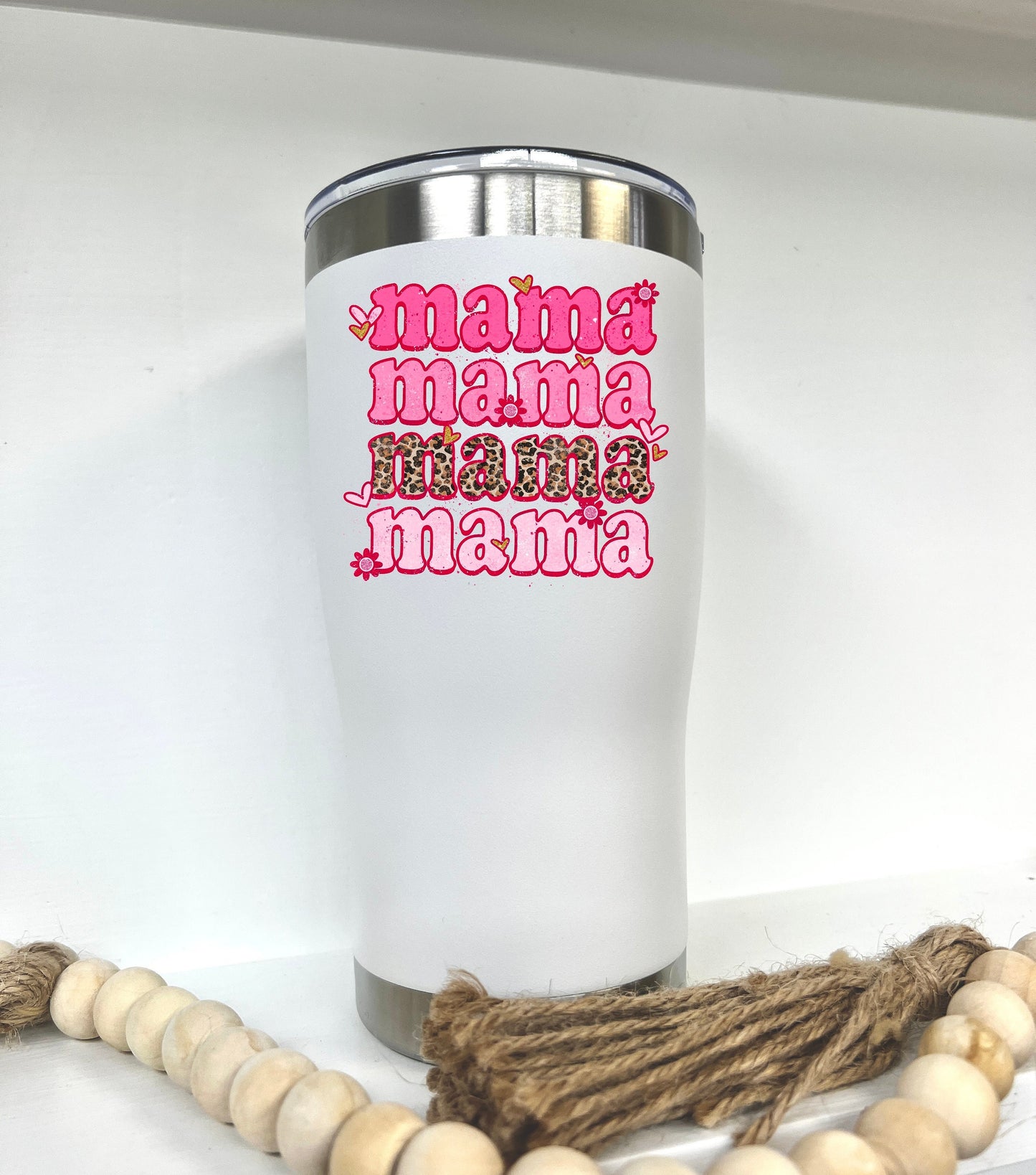 Mama Tumbler for Valentines, Valentines Gift For Mom, Mom Tumbler, Gift For Her, Mama Coffee Cup, Gift for Mom, Mother’s Day Gift, Retro Mom