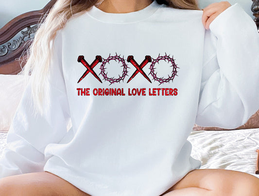 The Original Love Letters Sweatshirt, Love Sweatshirt, Christian Sweatshirt, Jesus Sweatshirt, Jesus Loves You Sweatshirt, Bible Sweatshirt