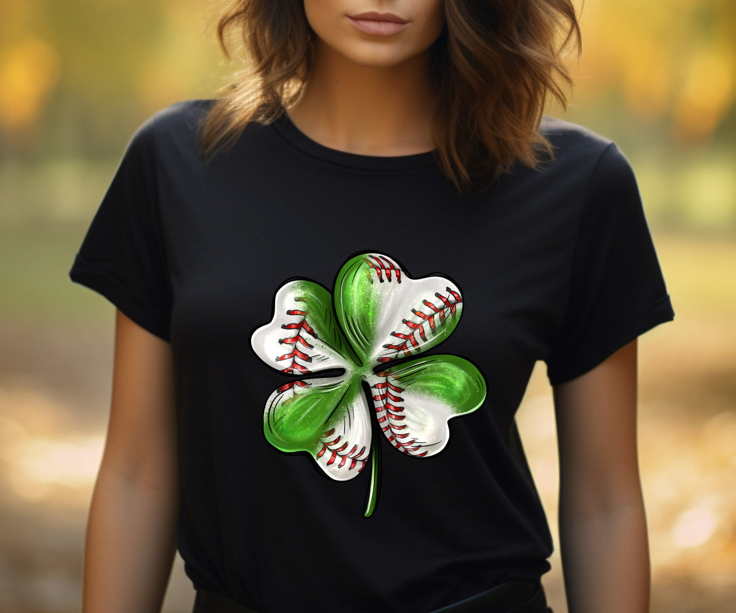 St. Patricks Baseball Shirt, St. Patty Day T-shirt, St. Patricks Day Shirt, Baseball Shamrock Tee, Shamrock Shirt, Baseball Shirt, Lucky Tee