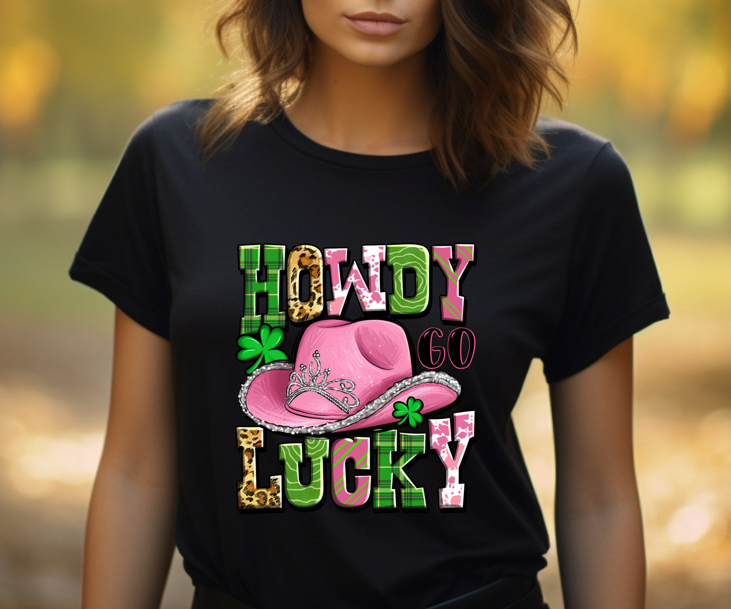 St. Patricks Western Shirt, St. Patty Day T-shirt, St. Patricks Day Shirt, Western Cowboy Tee, Shamrock Shirt, Cowgirl St Paddys Day Shirt