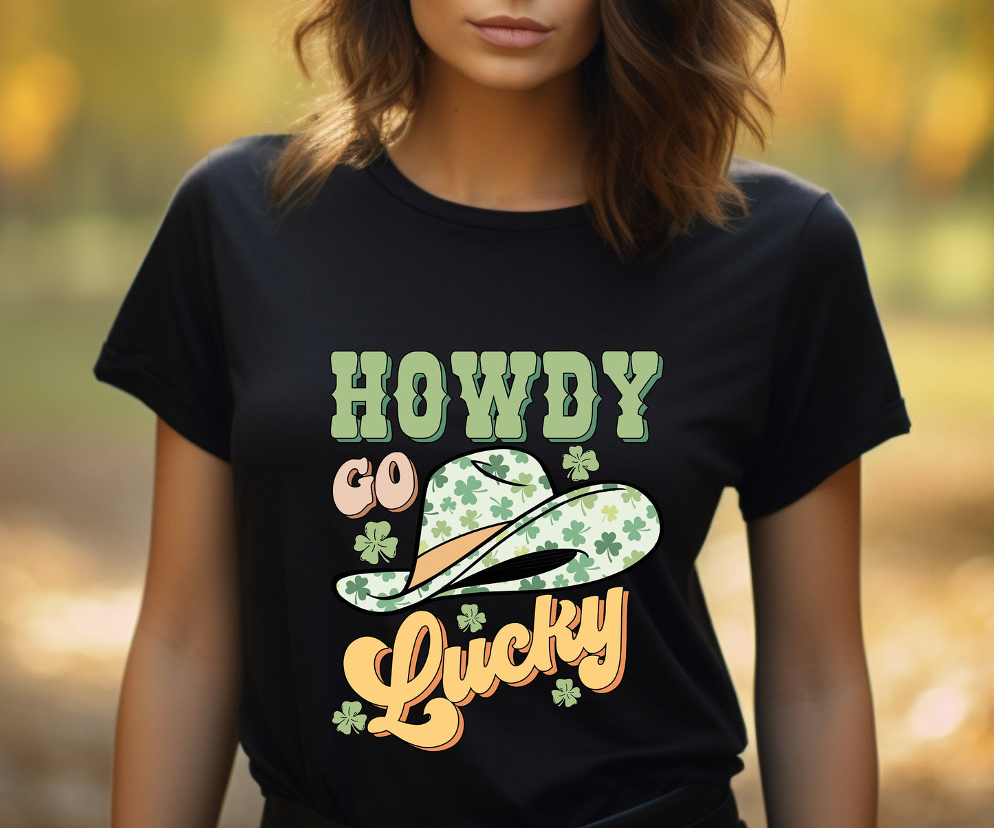 Western St. Patrick's Day Shirt, St. Patty Day Tshirt, St. Patricks Day Shirt, Western Cowboy Tee, Shamrock Shirt, Cowgirl St Paddys Day Tee