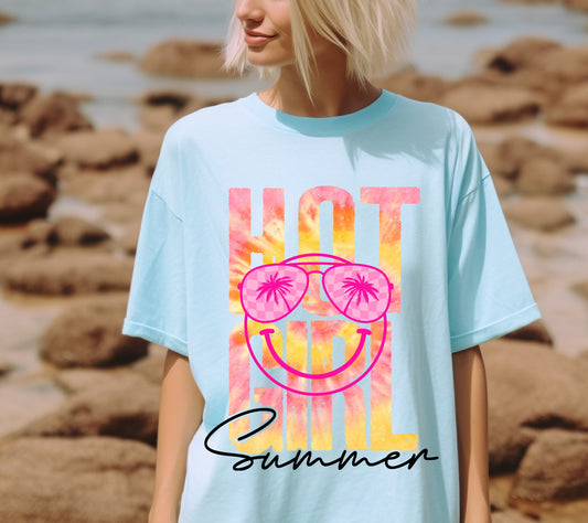 Hot Girl Summer Oversize Tee, Comfort Color Oversized Shirt, Perfect Beach Shirt, Weekend Vibes, Lake Tee, Beach Graphic, River Shirt, Trend