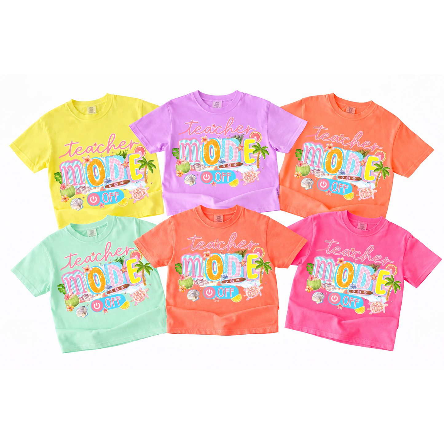 Teacher Mode Off Shirt, Beach Teacher Shirt, Summer Teacher Tee, Last Day of School Shirt, Vacation Teacher Shirt, Cute Teacher Gift
